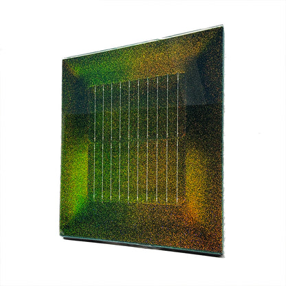 Gradient color photovoltaic glass module samples