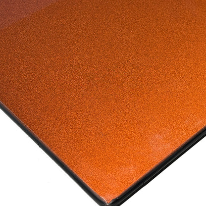 Orange PV glass module samples
