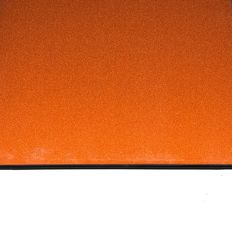 Orange PV glass module samples