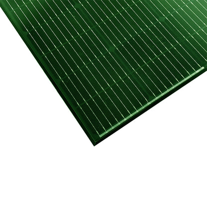 Grass green photovoltaic panel module